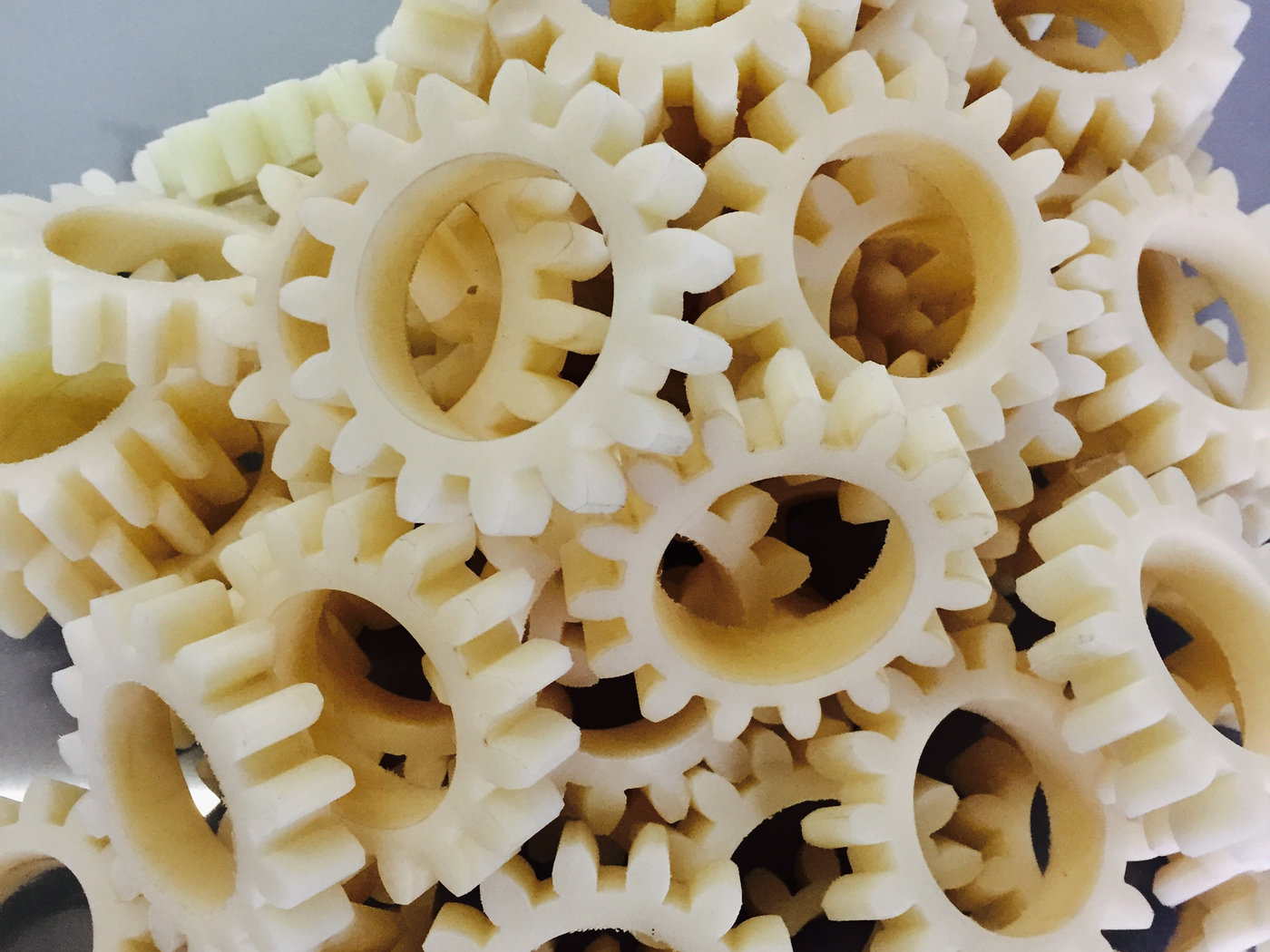 Machined nylon gears